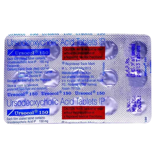 ursocol 150mg tablet 15's